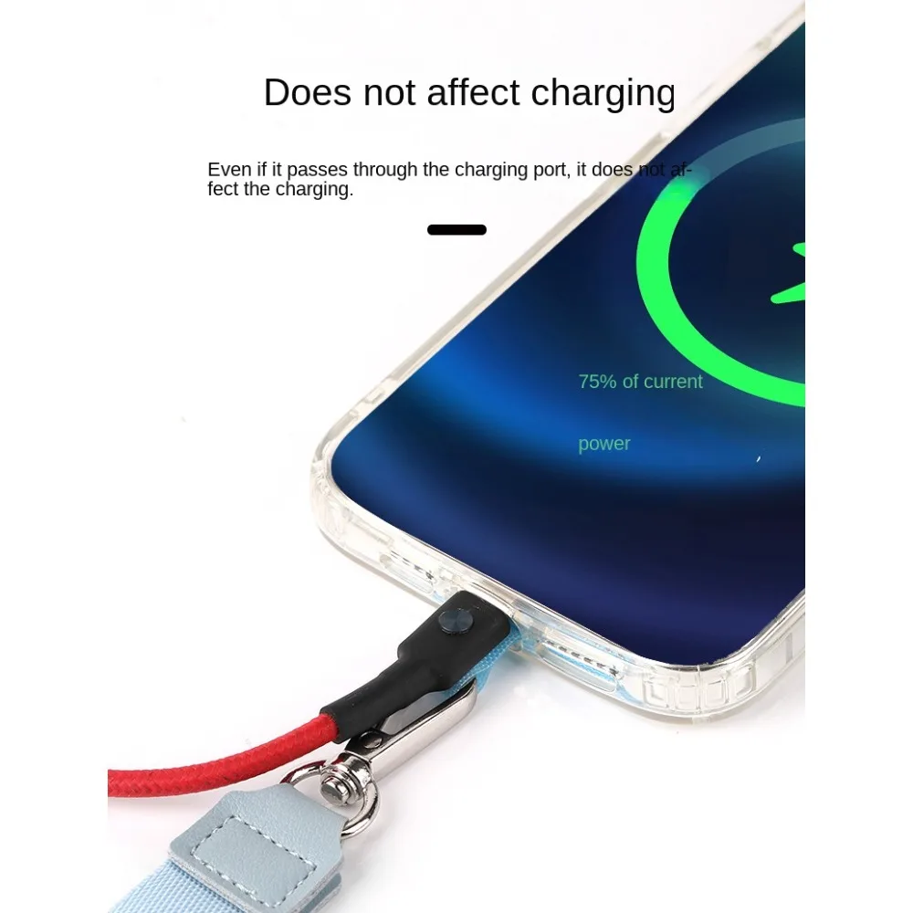 

Универсальный регулируемый многофункциональный шейный ремешок через плечо с защитой от потери телефона, нейлоновый цветной ремешок