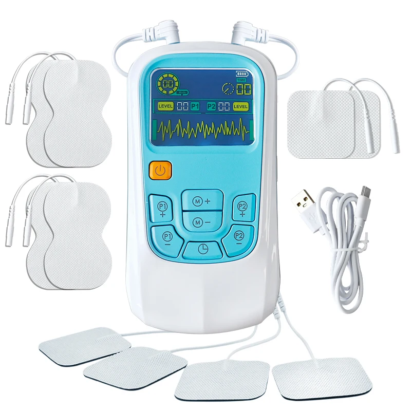 

Электрический стимулятор мышц, 25 режимов, 50, перезаряжаемый аппарат TENS, электронный импульсный массажер для акупунктуры