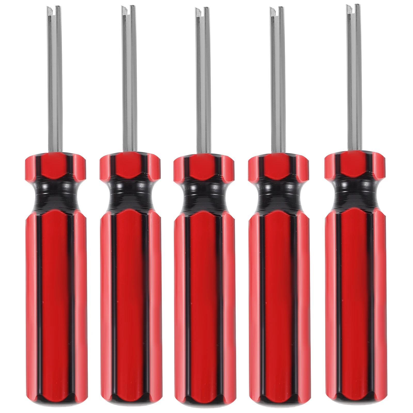 

5pcs Tire Valve Core Removal Set Automotive Sturdy Steel Material Ergonomic Handle Durable Car Tire Disassembling Tool Tyre