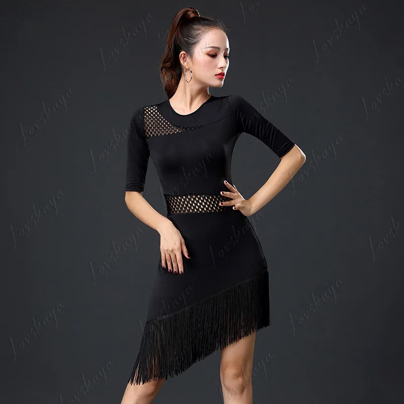 Latein-Tanzkostüme für Erwachsene, Damen, neue Fransen-Lateinkleider, professioneller High-End-Wettbewerb