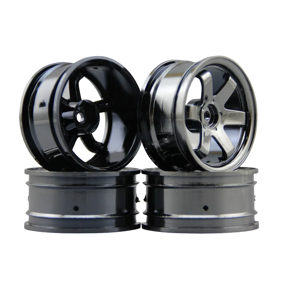 4pcs 1/10 Touring&Drift Wheel Rim W6S Style For HSP HPI Kyosho Sakura Tamiya Yokomo