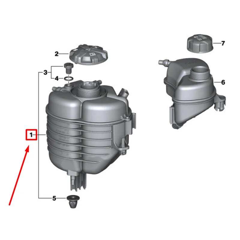 

Superior-Car Engine Coolant Expansion Tank For BMW G20 G29 330I Xdrive Z4 L4 2.0L 3.0L 17138610652 Parts Accessories