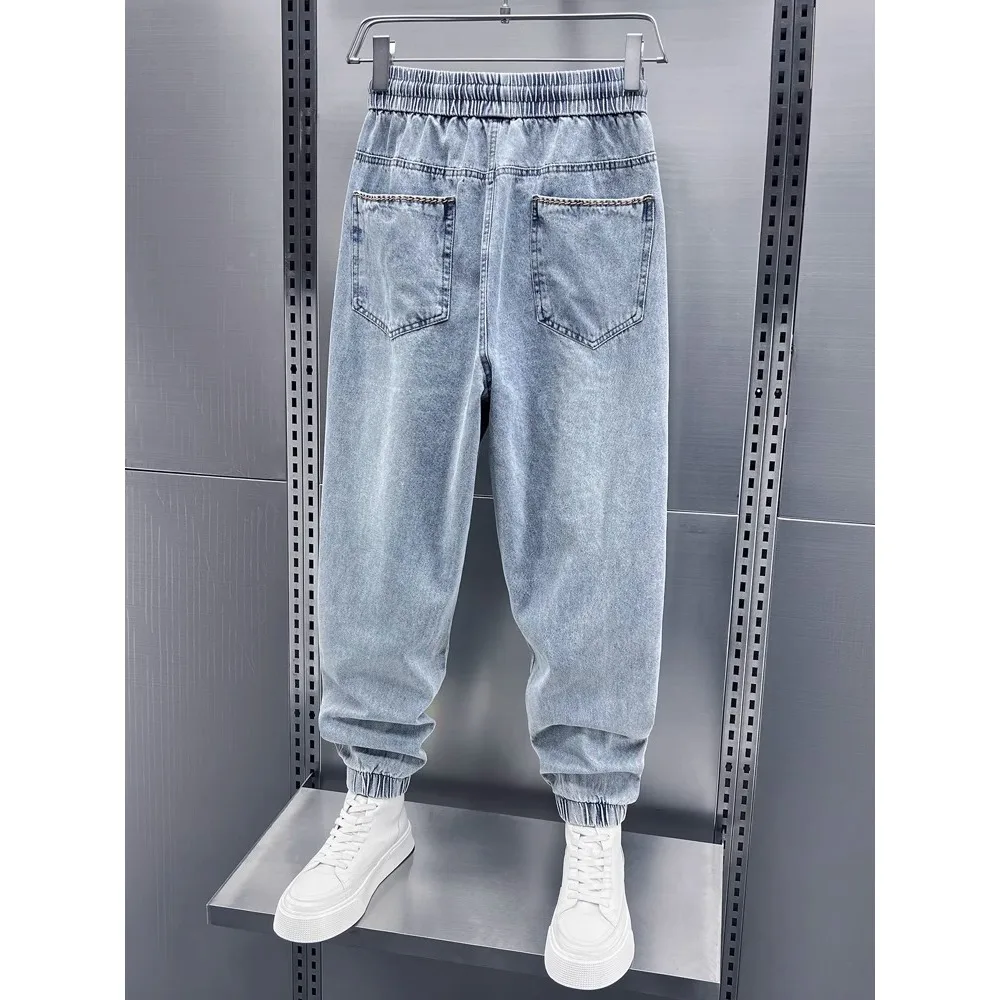 Autumn Men\'s Casual Pants Korean Version of Harajuku High Street Jeans Hip Hop Trousers High Quality Men\'s Clothing Streetwear