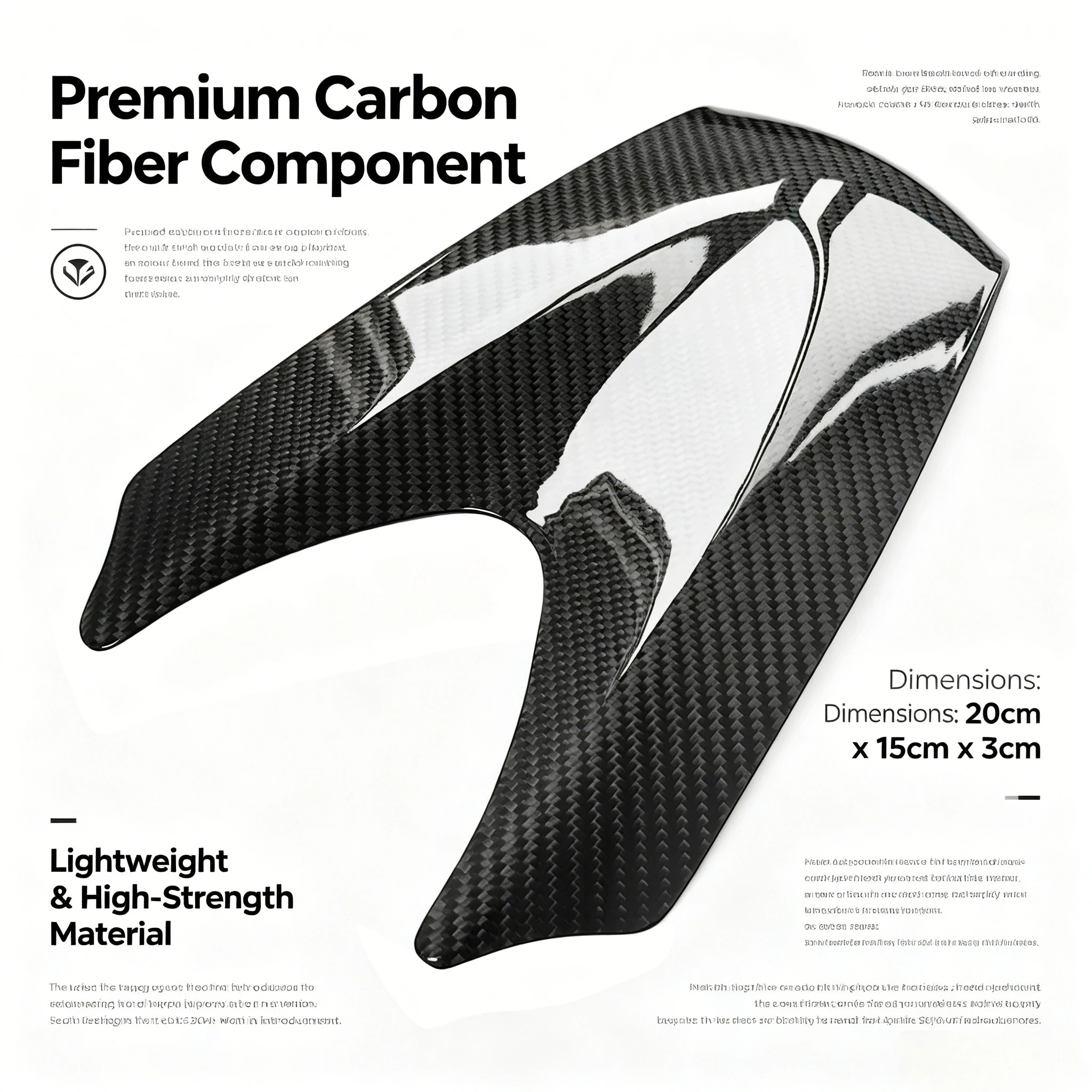 

Carbon Fibre Motorcycle Gas Fuel Tank Cover for Triumph Street Triple 765 2021-2022