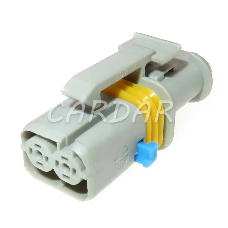 1 Set 2 Pin/Way 18385000002 AC Assembly Grey Automotive Connector Auto Plug Light Socket