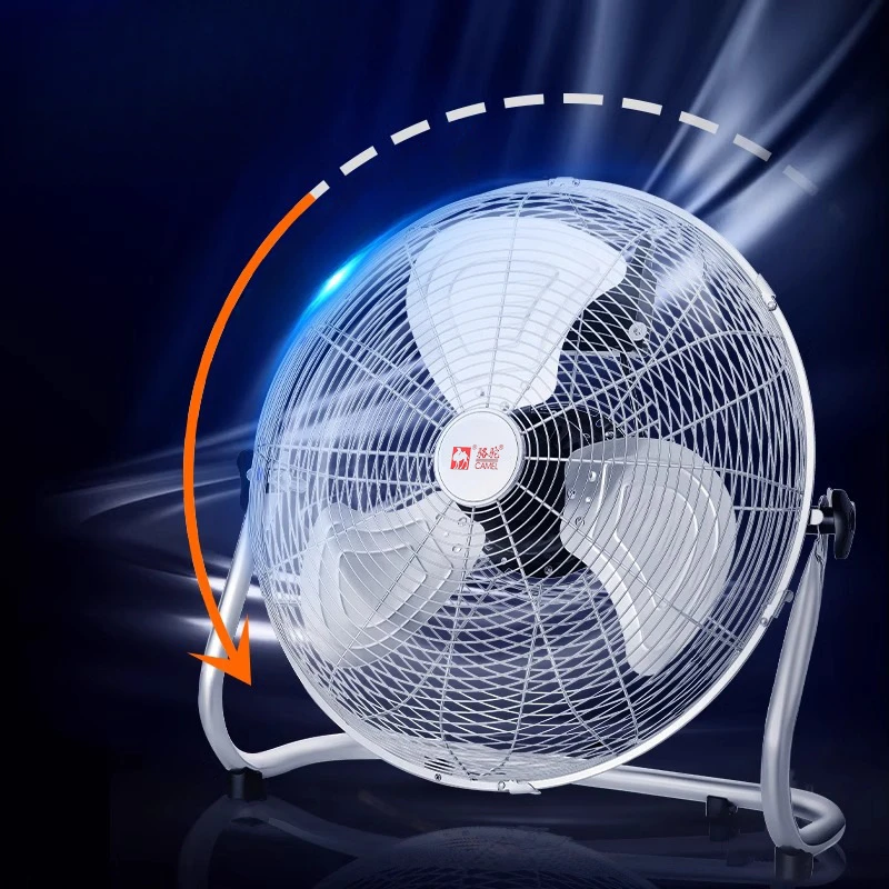 เครื่องเป่าลมตั้งพื้นเชิงพาณิชย์สําหรับงานหนักพร้อมใบมีดเหล็กเสริมแรง 120 °   ปรับมุมเสียงรบกวนต่ํา ลดพลังงาน 30%