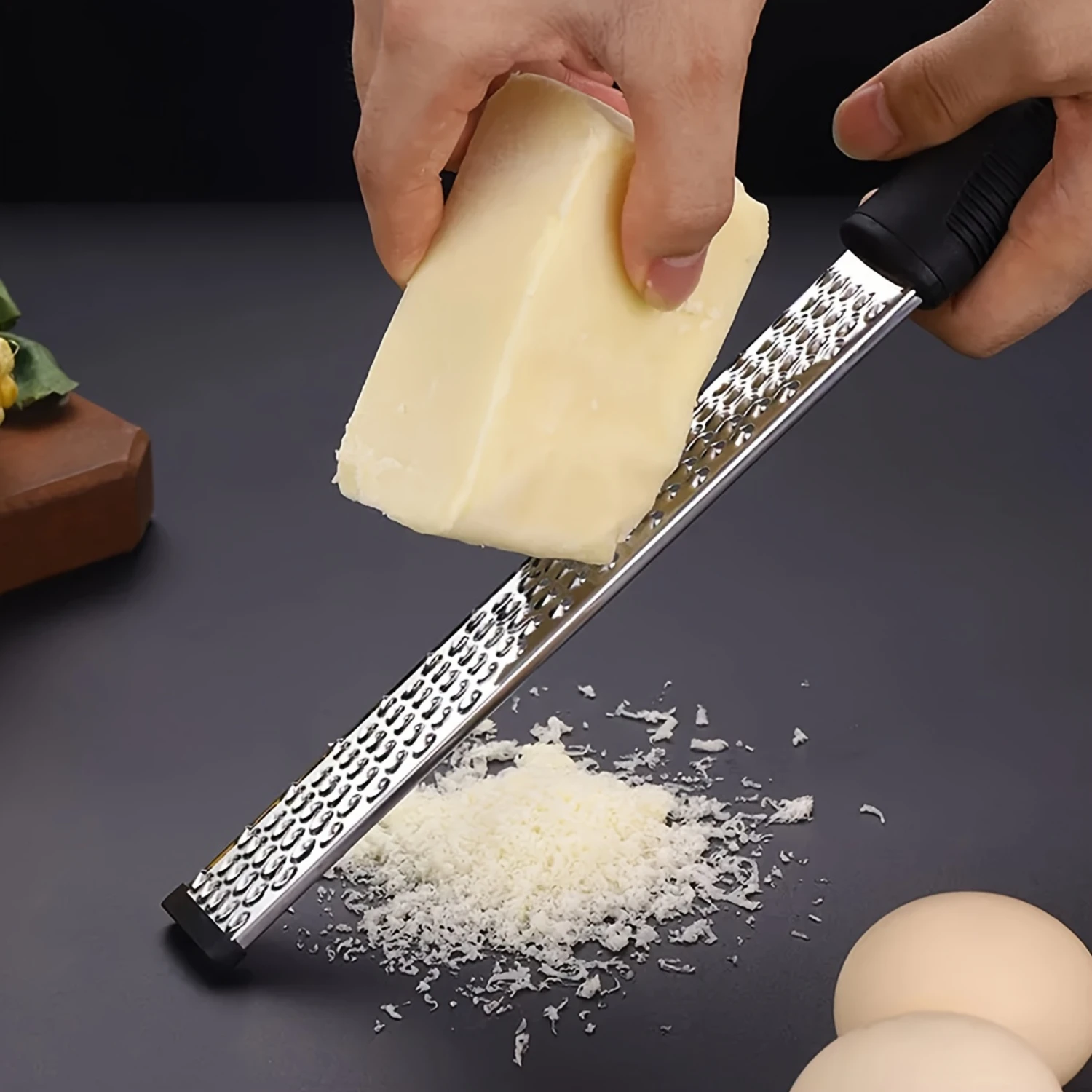 Stainless Steel Lemon Zester & Cheese Grater - Multifunctional Manual  Gadget For Vegetables, Ginger & More