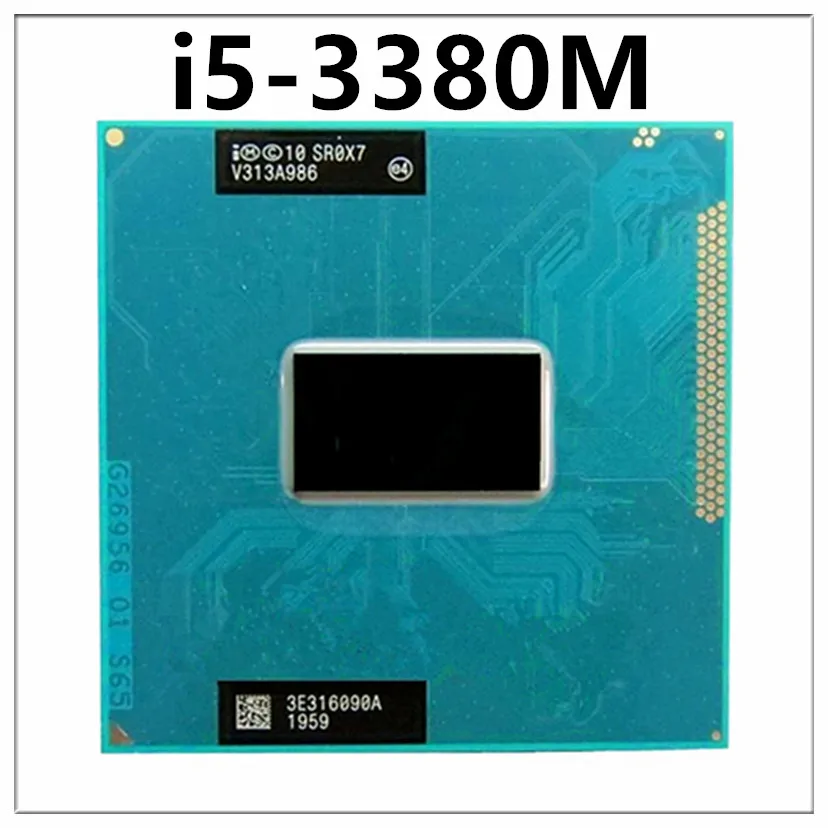 Core i5-3380M Processor Laptop CPU SR0X7 i5 3380M Socket G2 / rPGA988B Dual-Core Quad-Thread 35W 2.9Ghz 3MB