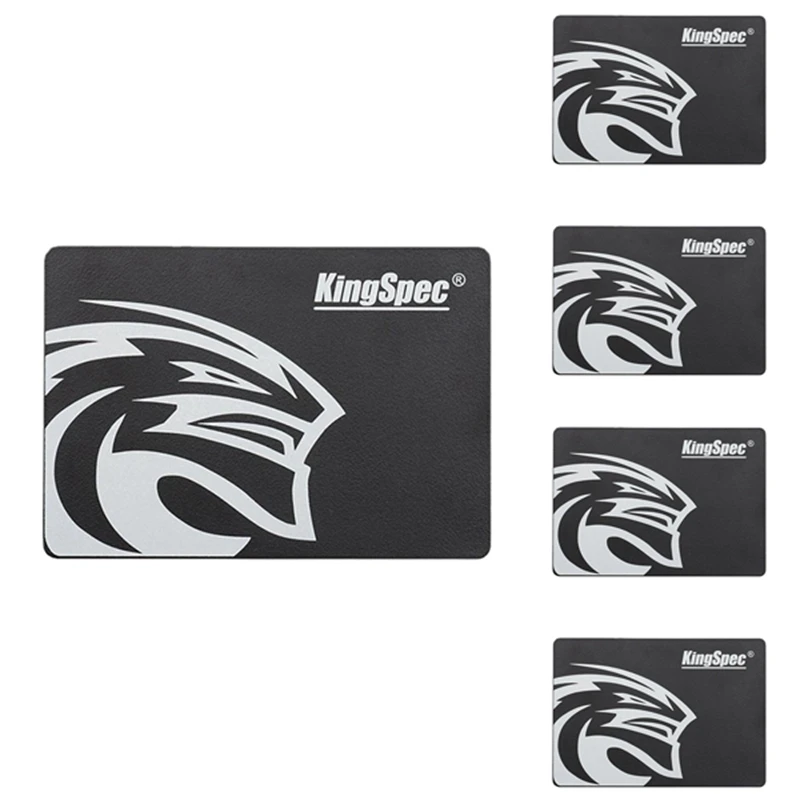 Kingspec Solid State Drive SSD 2.5 Inch SATAIII 6Gbps Built-In Solid State Drive For Desktop Laptop Universal HDD Black