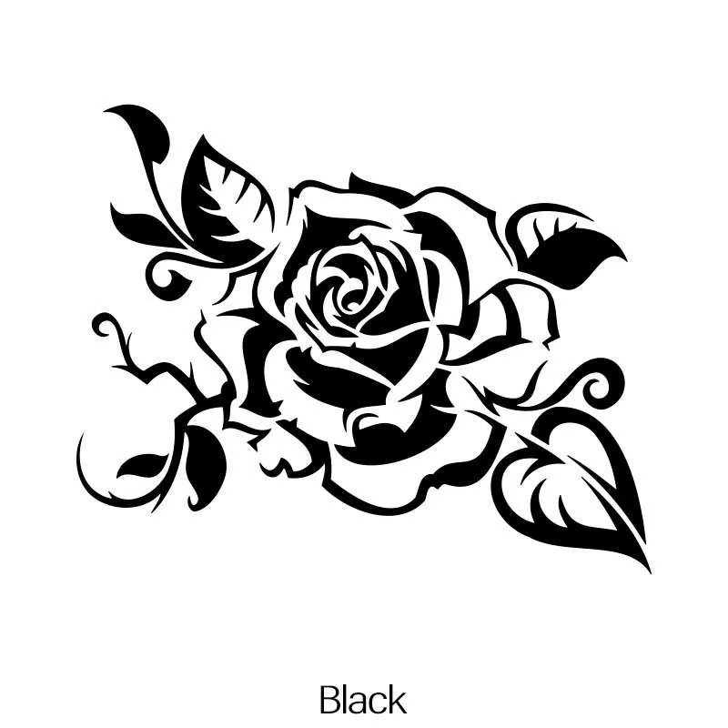 الجمال زهرة سيارة ملصق غطاء الخدوش الكرتون نافذة ملصق مائي للدراجات النارية Vw Bmw E46 فورد فوكس