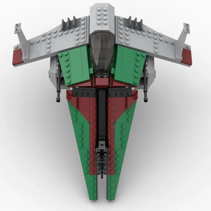 

494 детали MOC: Конструктор «Звездные войны: Штурмовик класса Гладиатор» (Б. Фетт) – Идеальный подарок на Рождество для творческого семейного досуга