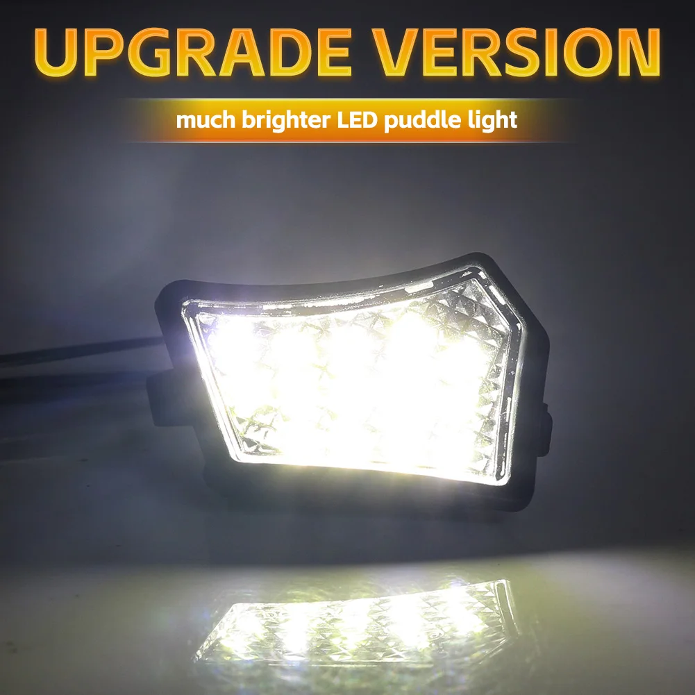 LED Rearview Mirror Light Super Bright Premium For Volvo XC90 V60 S40 V50 & Jaguar XK XF 2007-2021