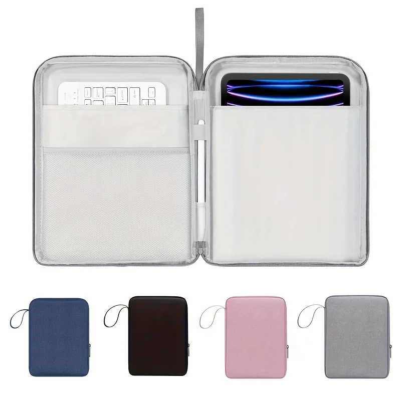 1PC 30cm Desktop Tablet Storage Bag Multilayer Large Capacity Portable Organizer Case for Tablet & Office Supplies