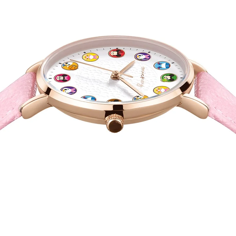 Disney Top Brand For Women Watch Casual Japan Quartz WristWatch Micky Mouse Cartoon Lovely Cute Lady Student Girls Gift Clock