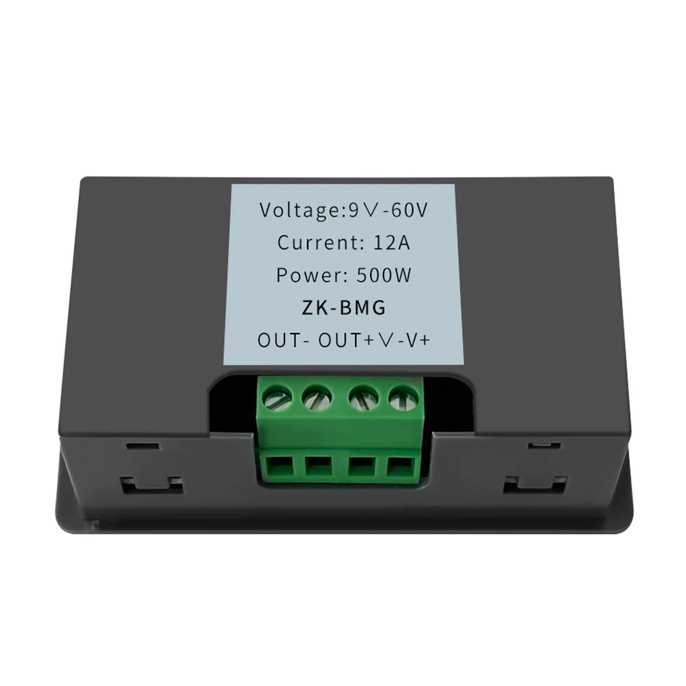 

PWM Fan Speed Control Switch DC 9-60V 12A 500W Motor Dimming Speed Controller 5V 12V 24V Digital Adjustable Frequency Duty Cycle