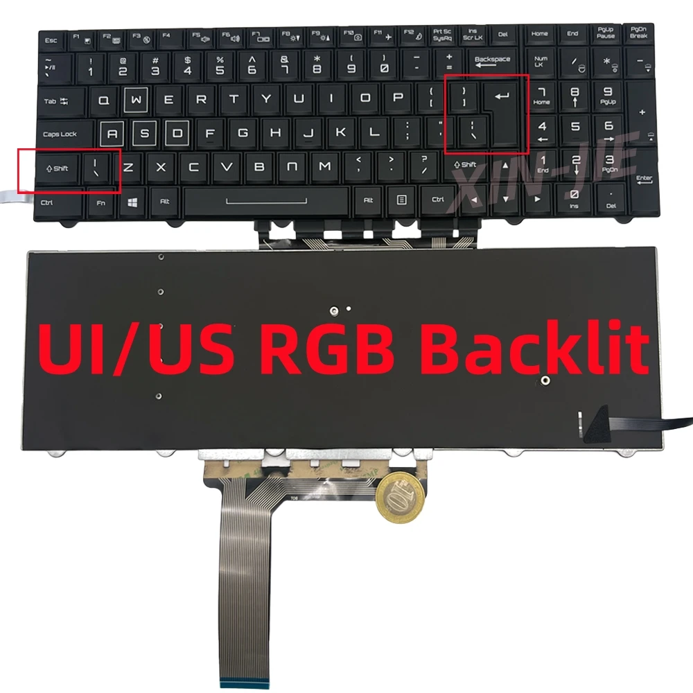 

XIN-UI раскладка RGB-клавиатура для ноутбука с подсветкой для Clevo P750 P751 P755 P770 P771 P775 P870 P750TMG P750TM1-G DM-G ZM P751TM1-G