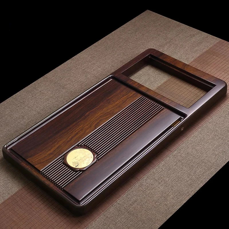 ^Tableware Rectangle Tea Tray Wooden Serving Living Room Hospitality Kitchen Tea Tray Chinese Bandeja Madera Home Decorationgs