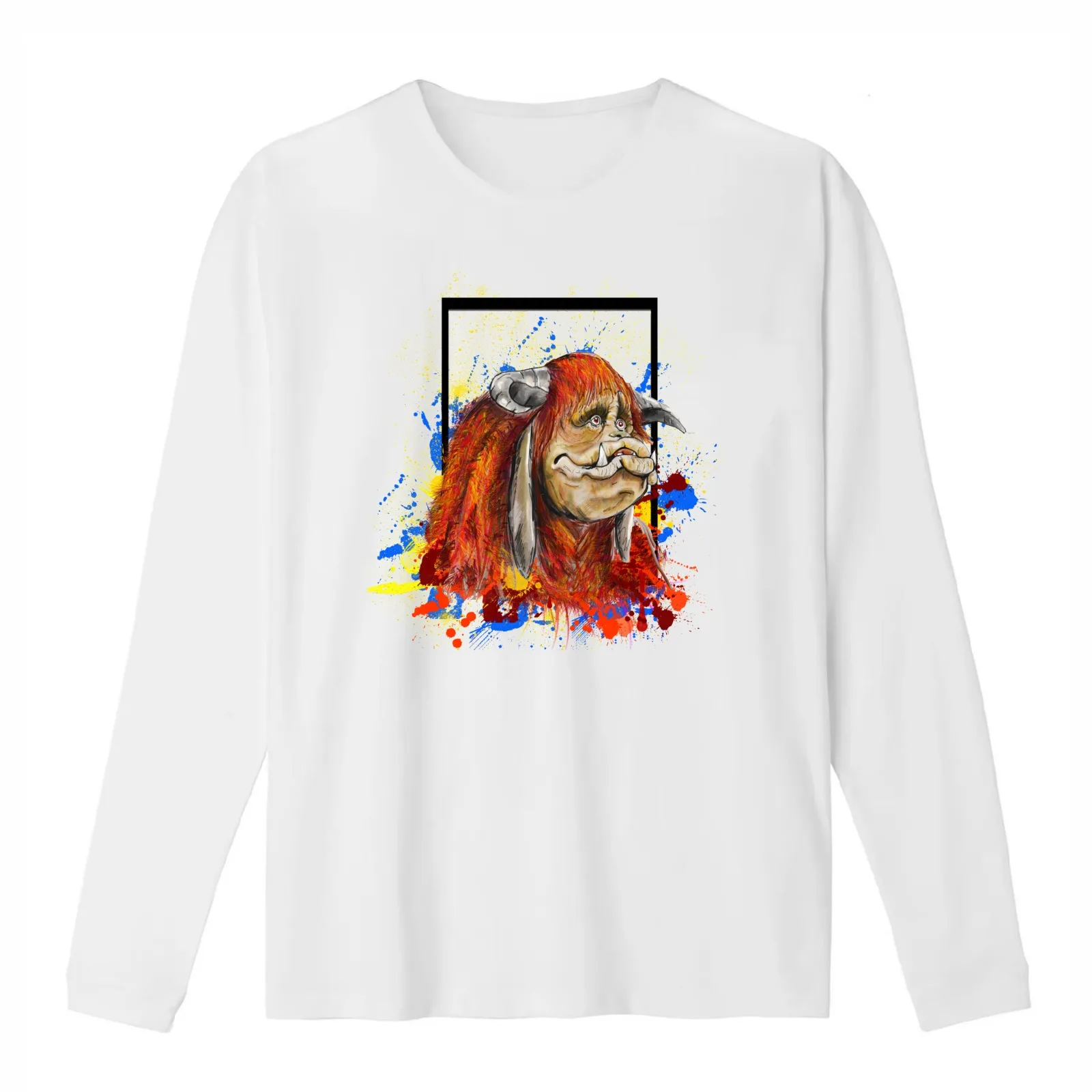 Ludo Splatter! T-Shirt Summer Casual Cotton Tee Oversized Streetwear Tops Vintage Graphic Print Loose Fit Short Sleeve