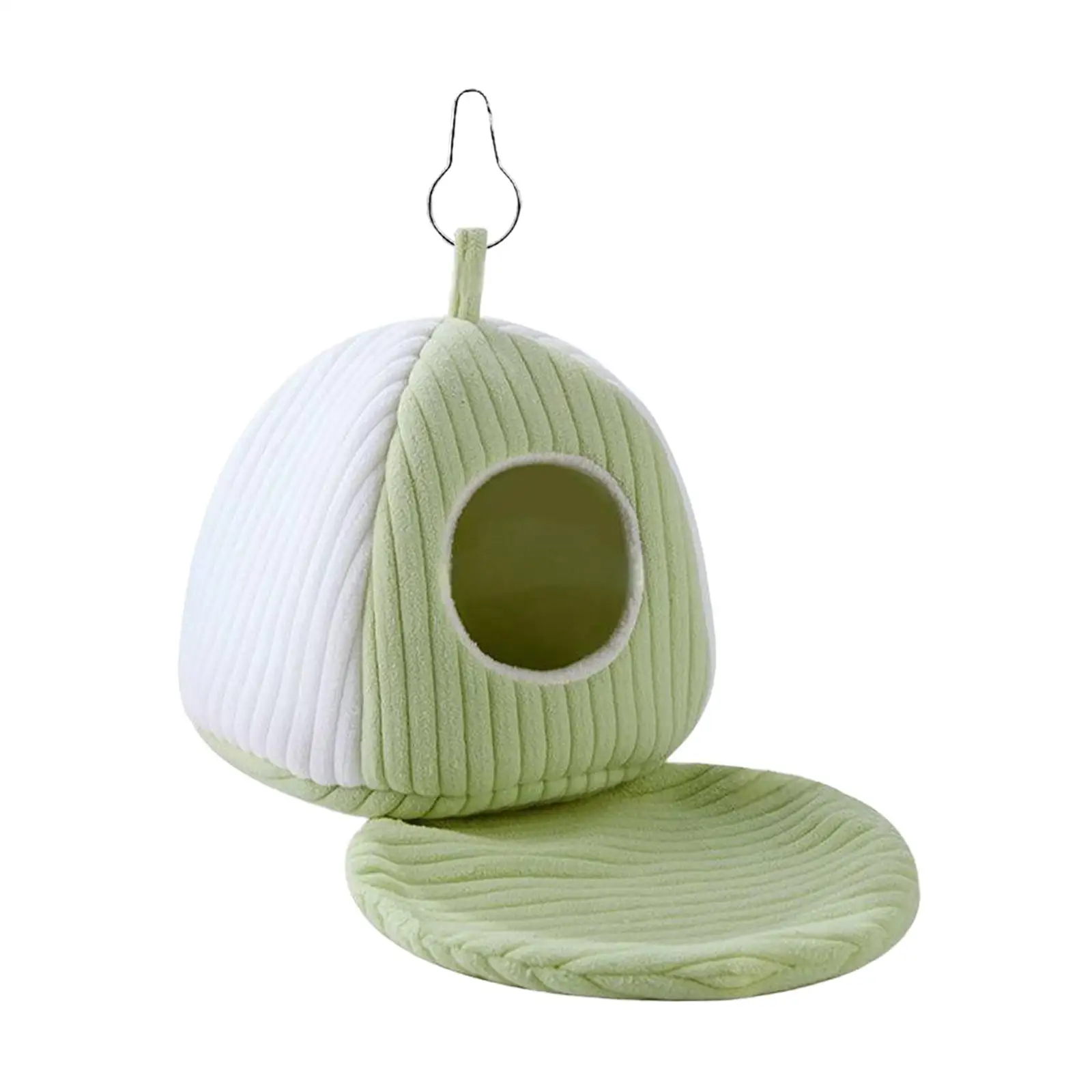 

Уютное гнездо-гамак для клетки, подвесная кровать, аксессуары для птиц, мягкое фланелевое постельное белье для крупных попугаев, конур, неразлучников