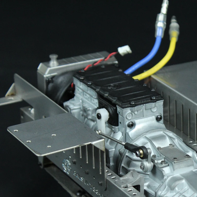 Réservoir d'eau de Simulation en métal, échelle 1:14, 1 pièce, pour camion Tamiya RC SCANIA 770S R620 VOLVO BENZ Arocs MAN TGX, accessoires de voiture