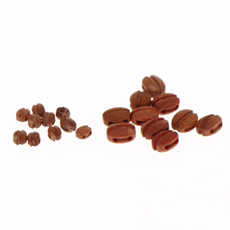 B*10Pcs DIY Model Ship Building Accessories Ancient Sailboat Model Accessories Wooden Single Block Pulleys 3mm 4mm 5mm 6mm view 3