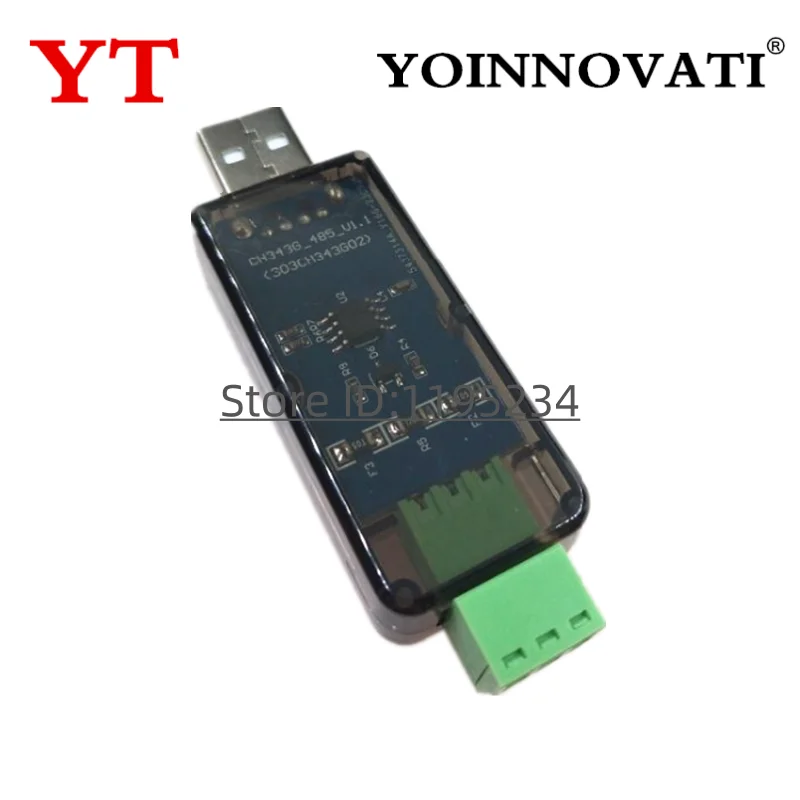 وحدة اتصال تسلسلية عالية السرعة 6 ميجا بت في الثانية USB إلى RS485 تدعم نظام التشغيل Windows 7/8 XP Vista Linux CH343G