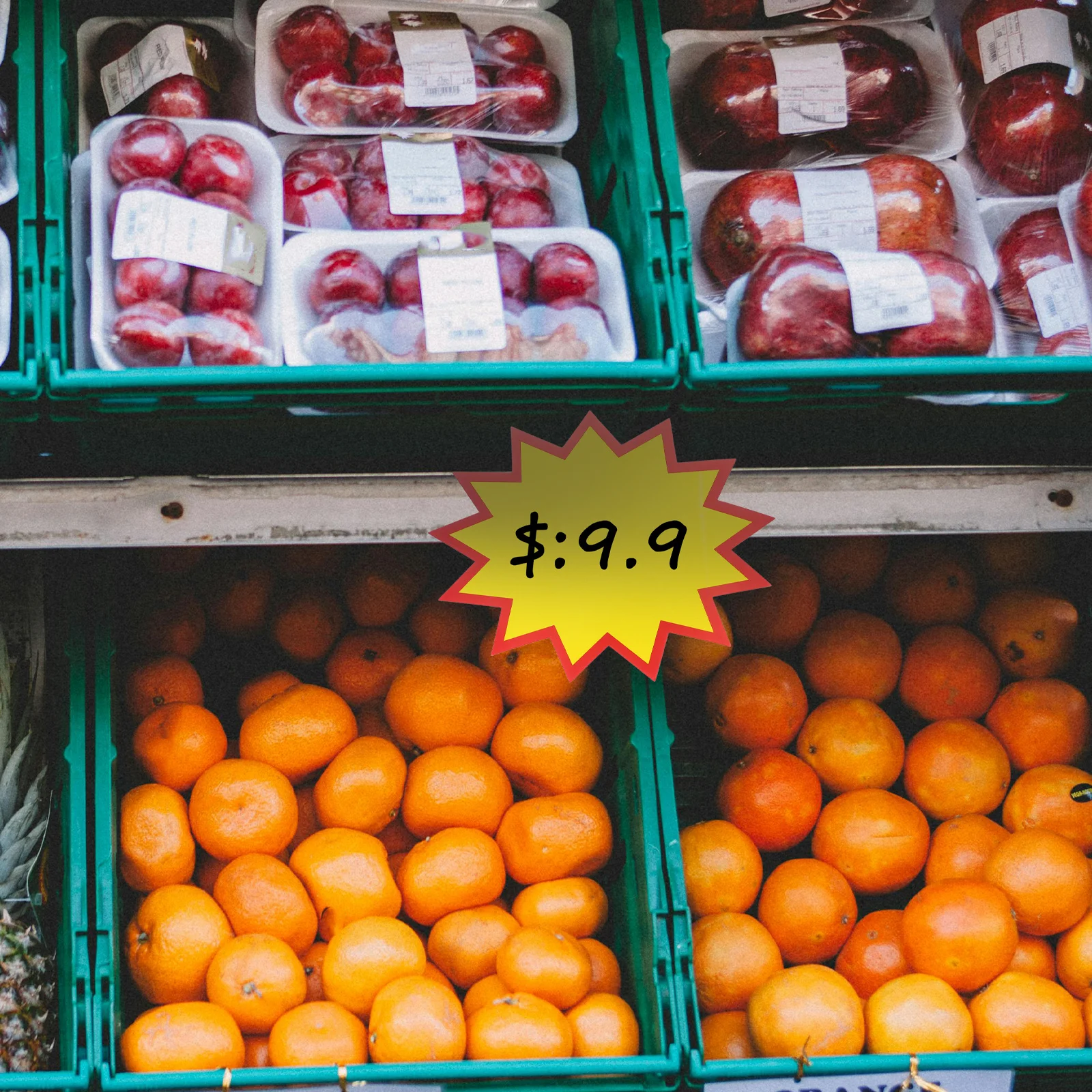 

100Pcs Price Burst Signs Paper Material Blank Label Tags for Commerce Supermarket Sale Stickers High Visibility Retail Price