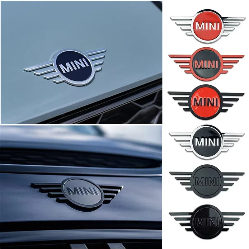 

3D Metal Car Rear Badge for Mini Cooper F55 F56 F54 Countryman Clubman JCW R56 R60 F60 Front Emblem Sticker Accessories
