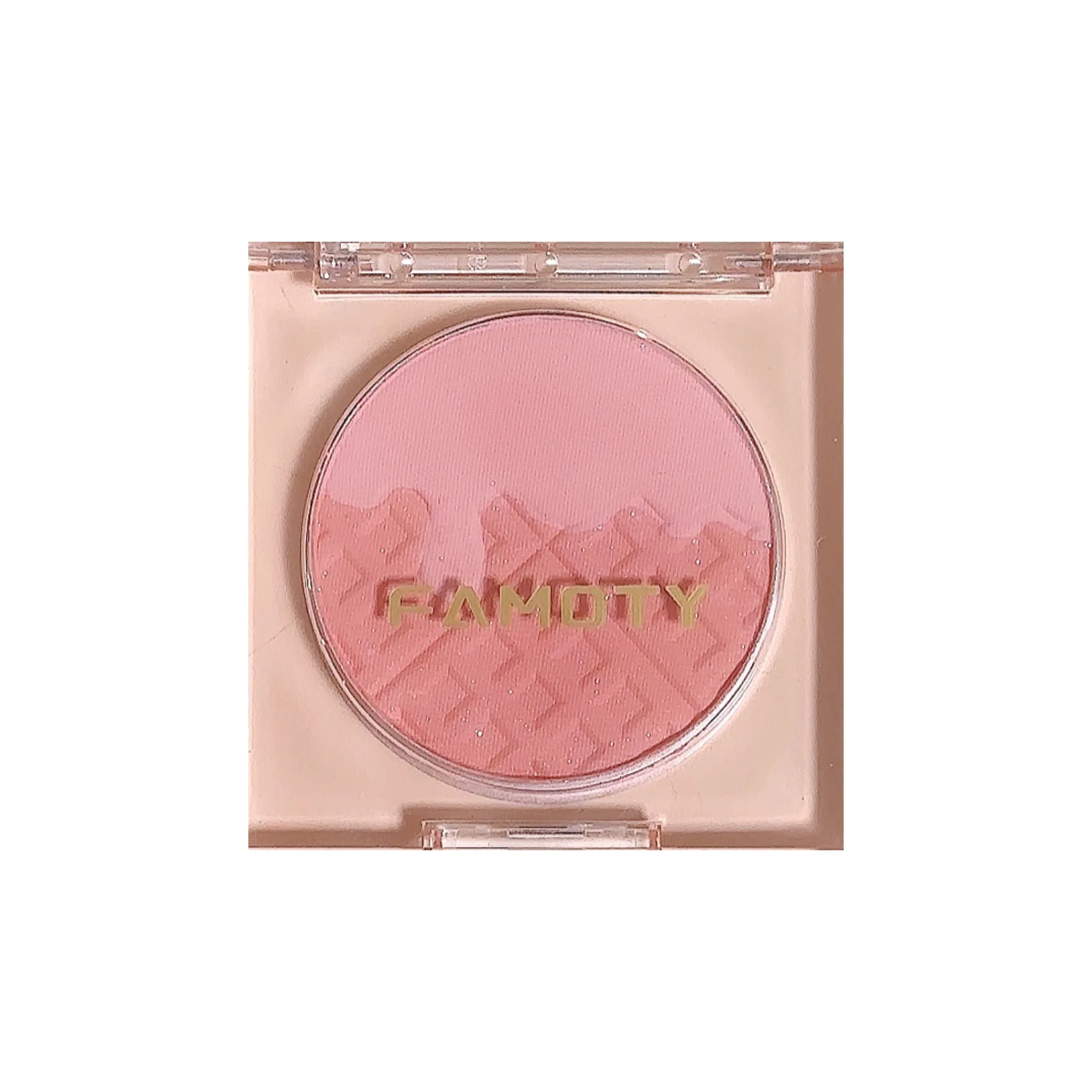 Monochrome Blush Palette, Powder Palette Multi-Colored Blush Powder Blushing Rose, Matte, Bold, Lightweight, Blends Easily