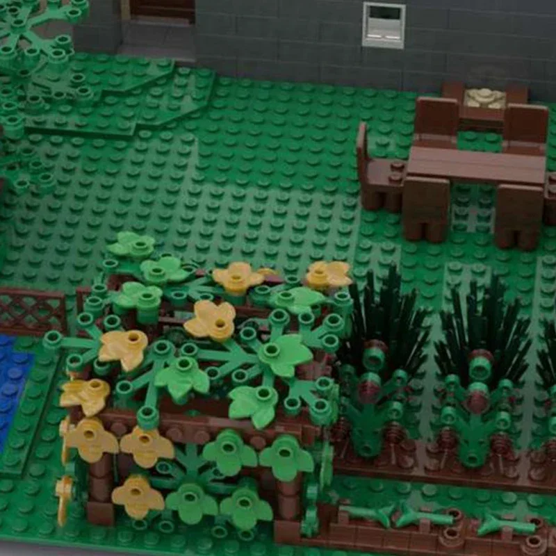 Moc Bouwstenen Street View Model Jeugd Gebouw Technische Bakstenen DIY Assemblage Constructie Speelgoed Voor Kinderen Vakantiecadeaus