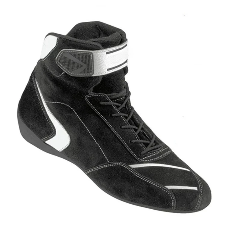 

2025 Unisex Leather Racing Shoes Boots Footwear FIA Certified Flame Retardant High-Performance for Car RV Motorcycle Off-Road