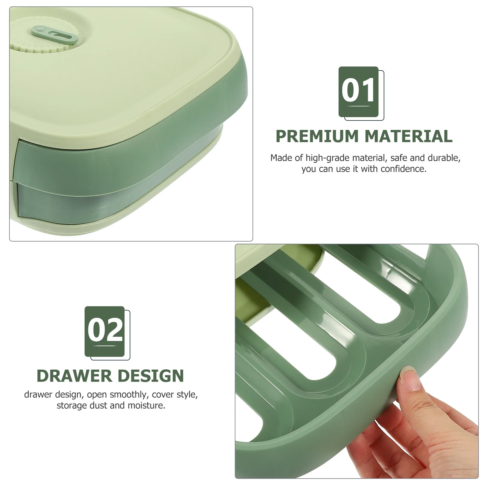 

Drawer Egg Carton Storage for Refrigerator Rack Organizer Carrier Pp Fridge