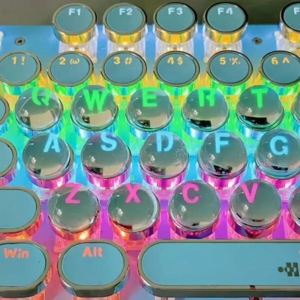 

Silicone Nail Art Keyboard Sticker Transparent Hemispherical Typing Keyboard Cover Nail Art Typing Assistant