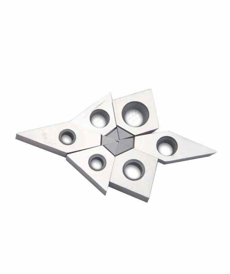 Inserti diamantati DCGT070204 DCMT070202 DCMT11T304 DCGT070204 DCGT11T304 per tornio in alluminio utensile da taglio per tornio PCD CBN