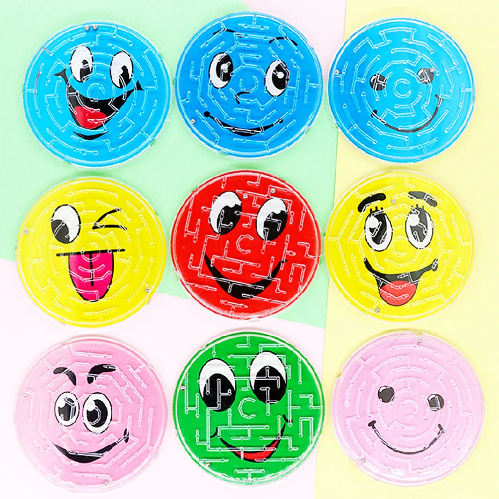 10-50 Stuks 7 Cm Leuke Ronde Track Bead Doolhof Speelgoed Kinderen Verjaardagsfeestje Gunsten Pinata Filler Kleuterschool prijzen Carnaval Feestartikelen