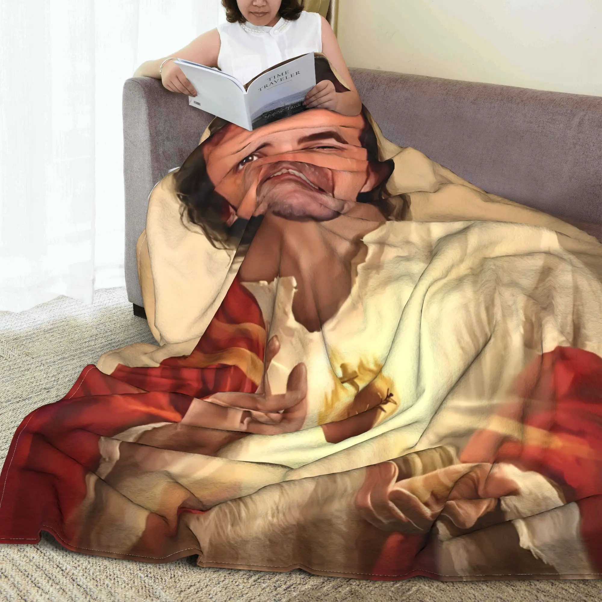 بطانية Fernandos Alonsos Saint ذات جودة عالية، بطانية رمي ناعمة، مفرش سرير جمالي للأطفال في الهواء الطلق #4