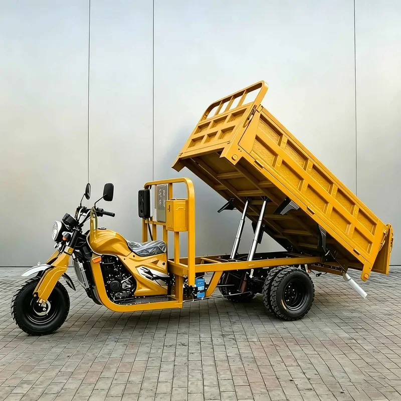 for Heavy Duty Yellow Five Wheeled Tricycle African Project Cargo Three Wheeler Motorcycle Agricultural Household Quality