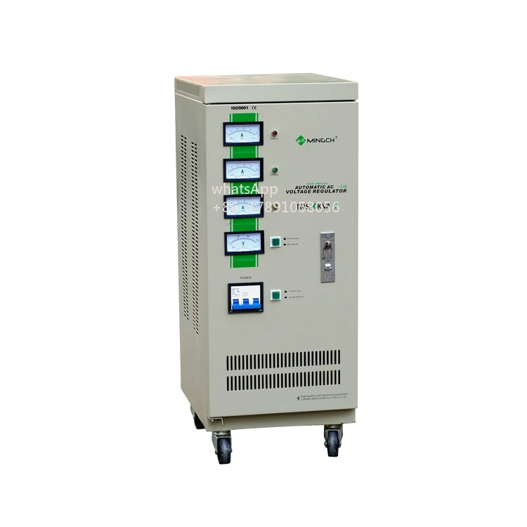 80KVA 3 Phase  400V Three Phase AVR  Industrial Automatic AC   AVR Voltage Stabilizer Regulator