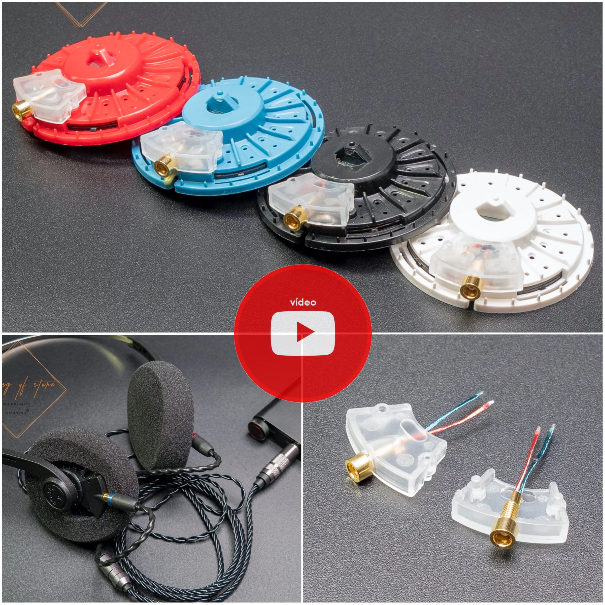 Refit DIY MMCX Cover Balanced Cable For Koss Porta Pro Portapro