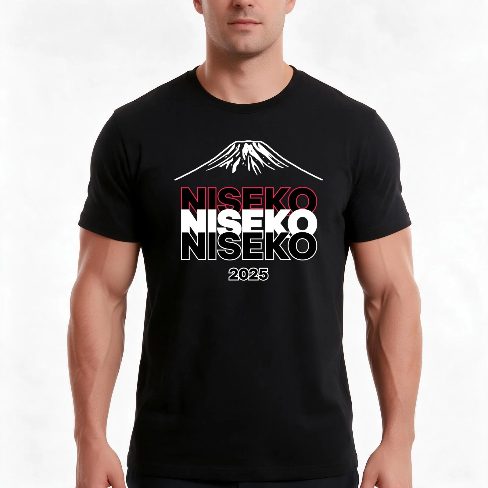 NISEKO 2025 Snowboard decal Japan Ski Resort - Hokkaido Snowboarding Japow Powder Snow T-Shirt Summer Casual Cotton Tee