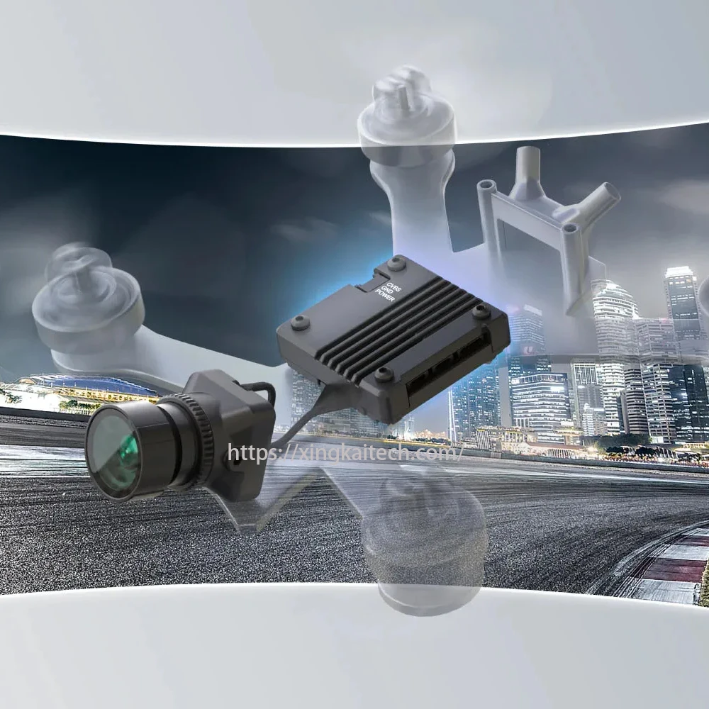 CADDX Nueva cámara analógica Gazer AI BOX 3x Zoom óptico 1920x1080P 50FPS FOV131.6 °   1500TVL para cuadricóptero de drones con cámara Micro FPV