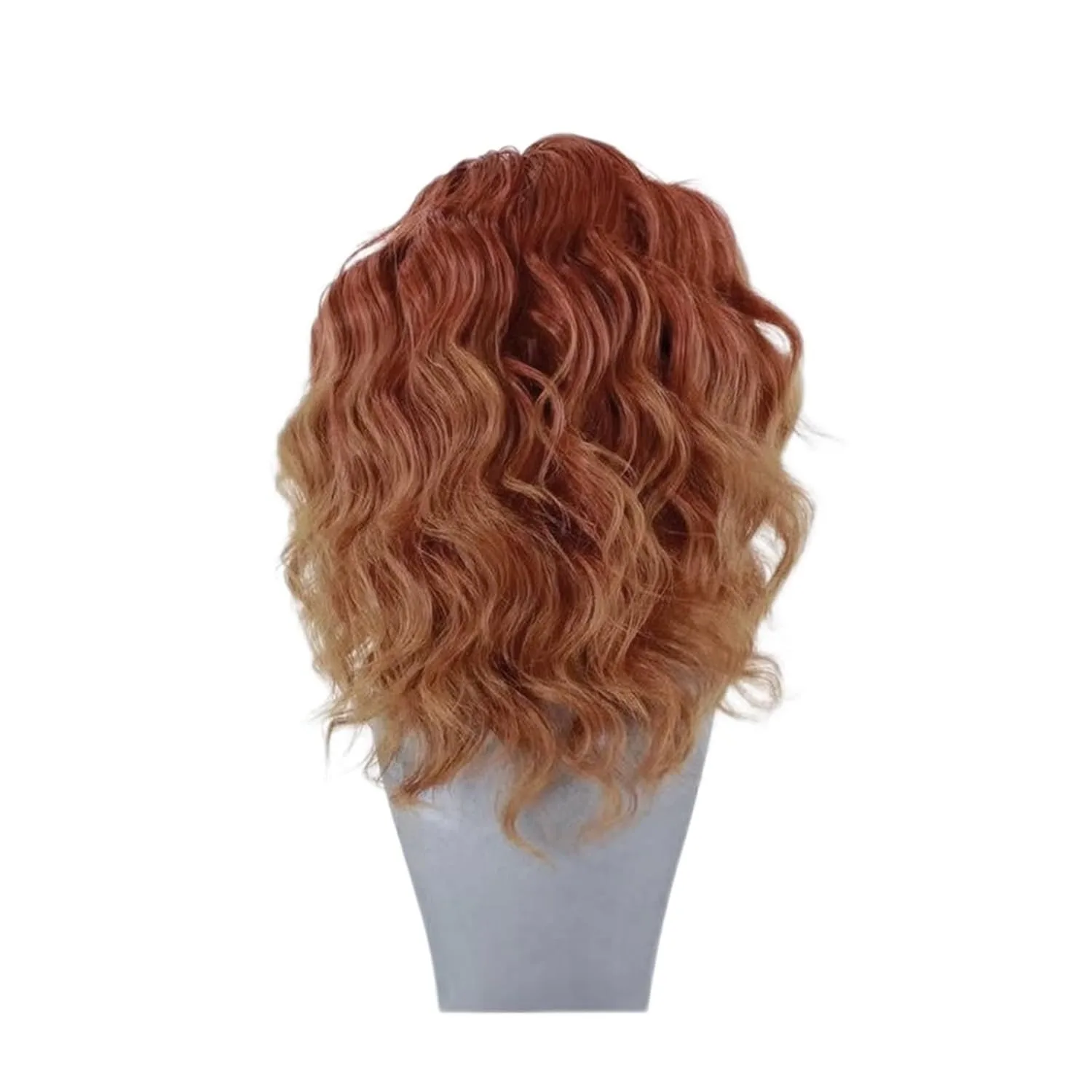 250% قبل قطع HD الدانتيل الباروكات الأمامية البني المحمر قصيرة الجسم موجة 13X4 HD الدانتيل الشفاف الجبهة بيروكات صناعية النحاس الأحمر الملونة