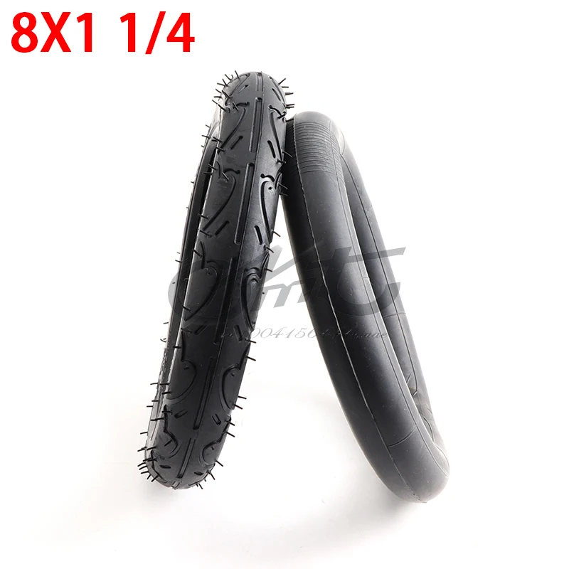 

8X1 1/4 Tire for E-tow Electric Scooter Wheelchair 8 Inch Pneumatic Wheel Inner and Outer Tyre General Model 200x45