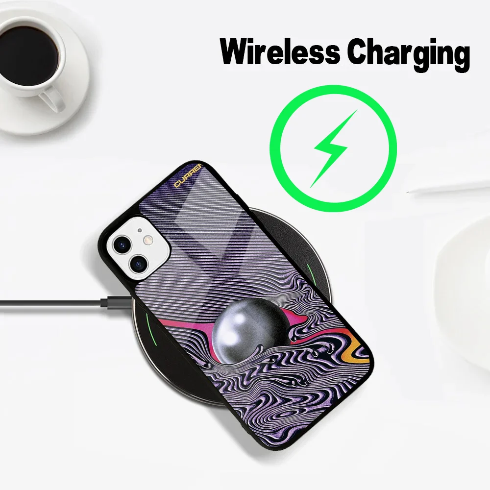 Tame Impala Psychedelic Art Phone Case For iPhone 16,15,14,13,12,11,Plus,Pro,Max Mini Magsafe Magnetic Wireless Charging