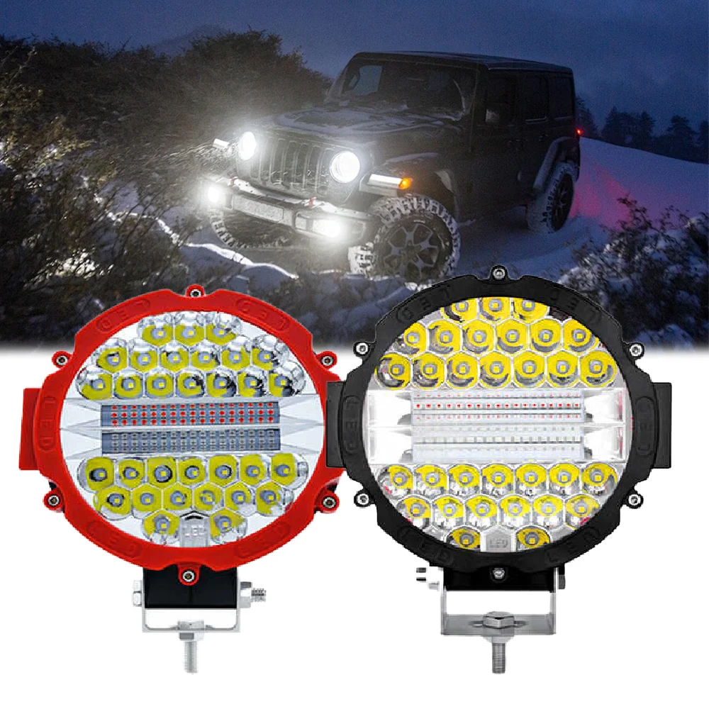 

Светодиодный прожектор для грузовика 7-дюймовый автомобильный светодиодный фонарь для рабочего освещения, лампа дальнего света, прожектор 4x4, аксессуары для внедорожников, автомобилей, грузовиков, квадроциклов, внедорожников