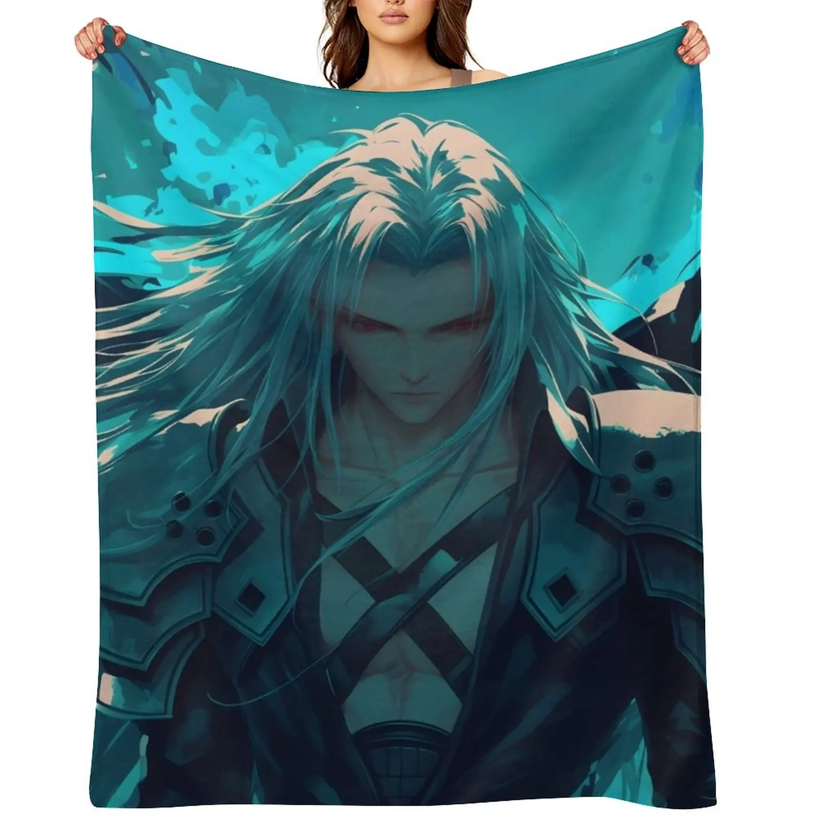 

Sephiroth - 4 Throw Blanket Cute Plush Luxury Soft Blankets