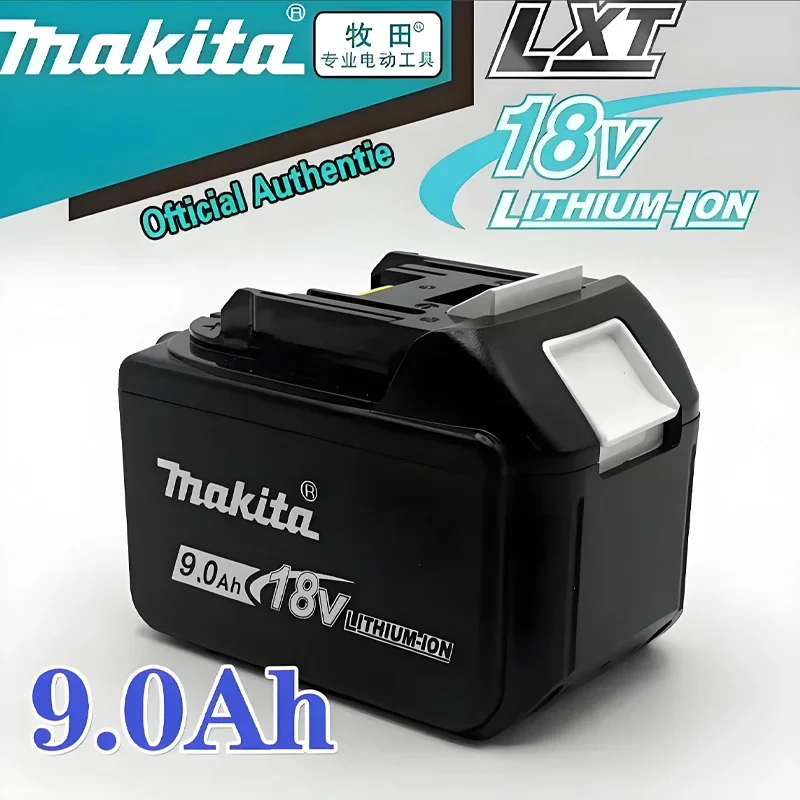 Batteria ricaricabile agli ioni di litio Makita 18V 6Ah 9Ah, caricabatterie Makita per BL1860B BL1850 BL1830 BL1815 LXT400