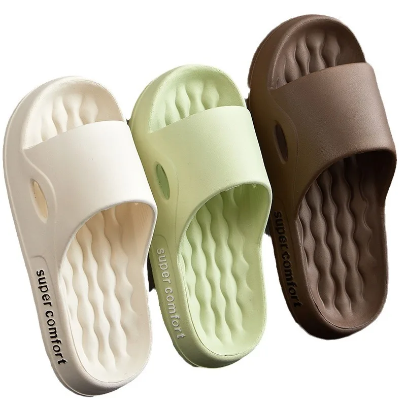 

Comfort Thickened Women's Slippers Home Indoor Women's Sandals No-slip Breathable Sandals for Women EVA Soft Sole Slippers Women