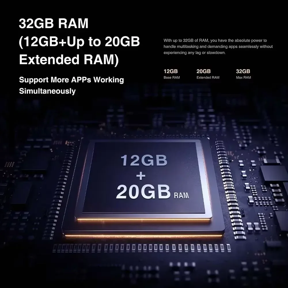 DOOGEE DK10 5G Smartphone 32GB(12+20) RAM 512GB ROM 120W 5150mAh 50W Wireless Charging 6.67" AMOLED 50MP NFC Mobile Phone