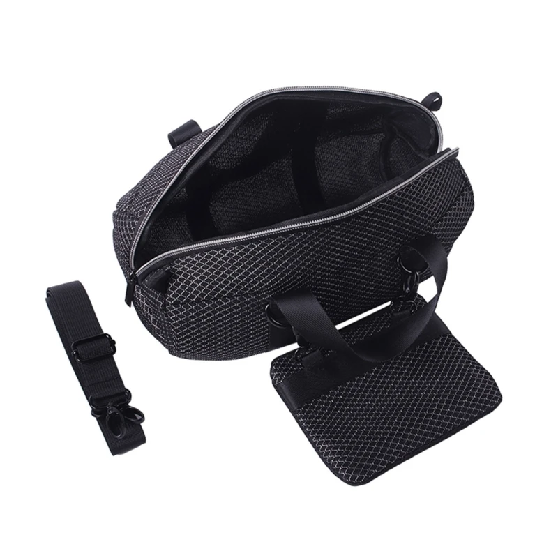 Bolsa transporte tela malla portátil, estuche almacenamiento viaje para altavoz 4/3